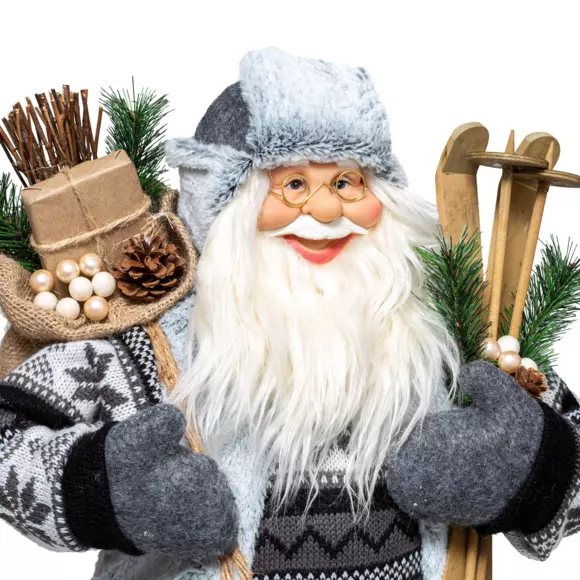 Eminza Père Noël Déco Traditionnel (H120 Cm) Arnold