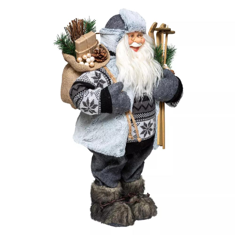 eminza Père Noël déco traditionnel (H120 cm) Arnold