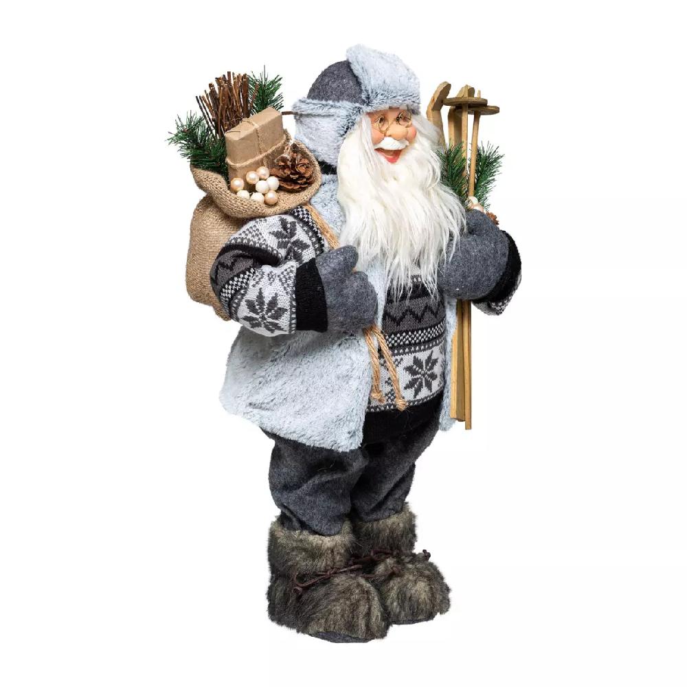 eminza Père Noël déco Traditionnel (H60 cm) Arnold