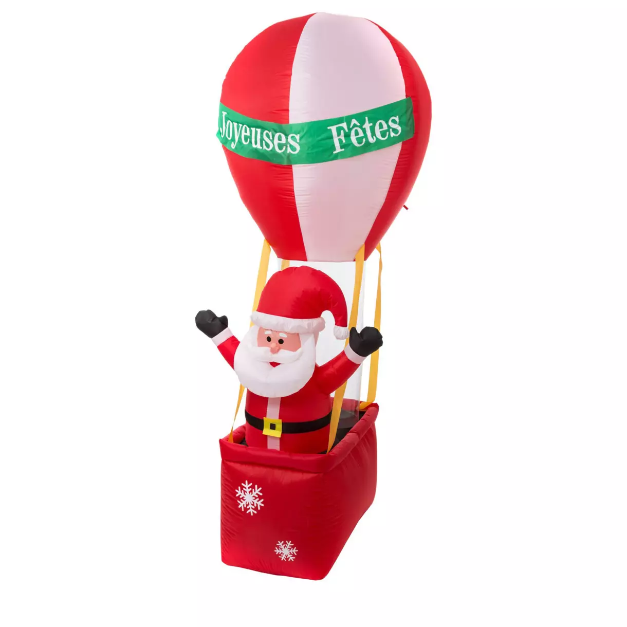 eminza Père Noël Gonflable (H210 cm) Montgolfière