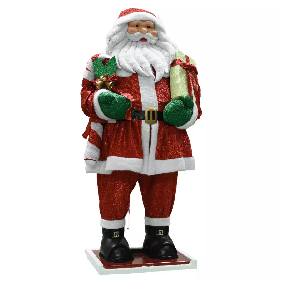 Eminza Père Noël Traditionnel Géant (H300 Cm) Ulrik