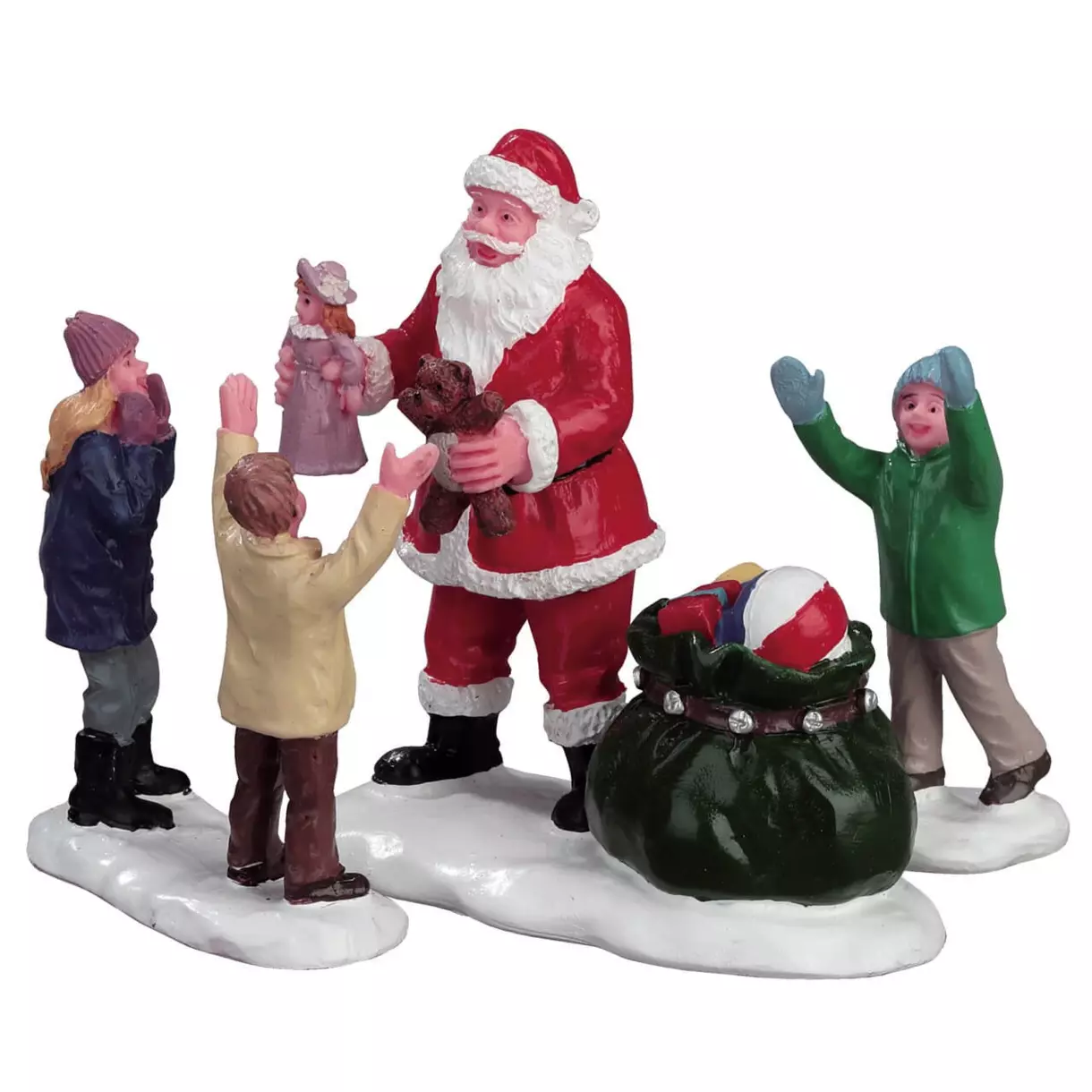 eminza Personnage Lemax Bonjour Père Noël