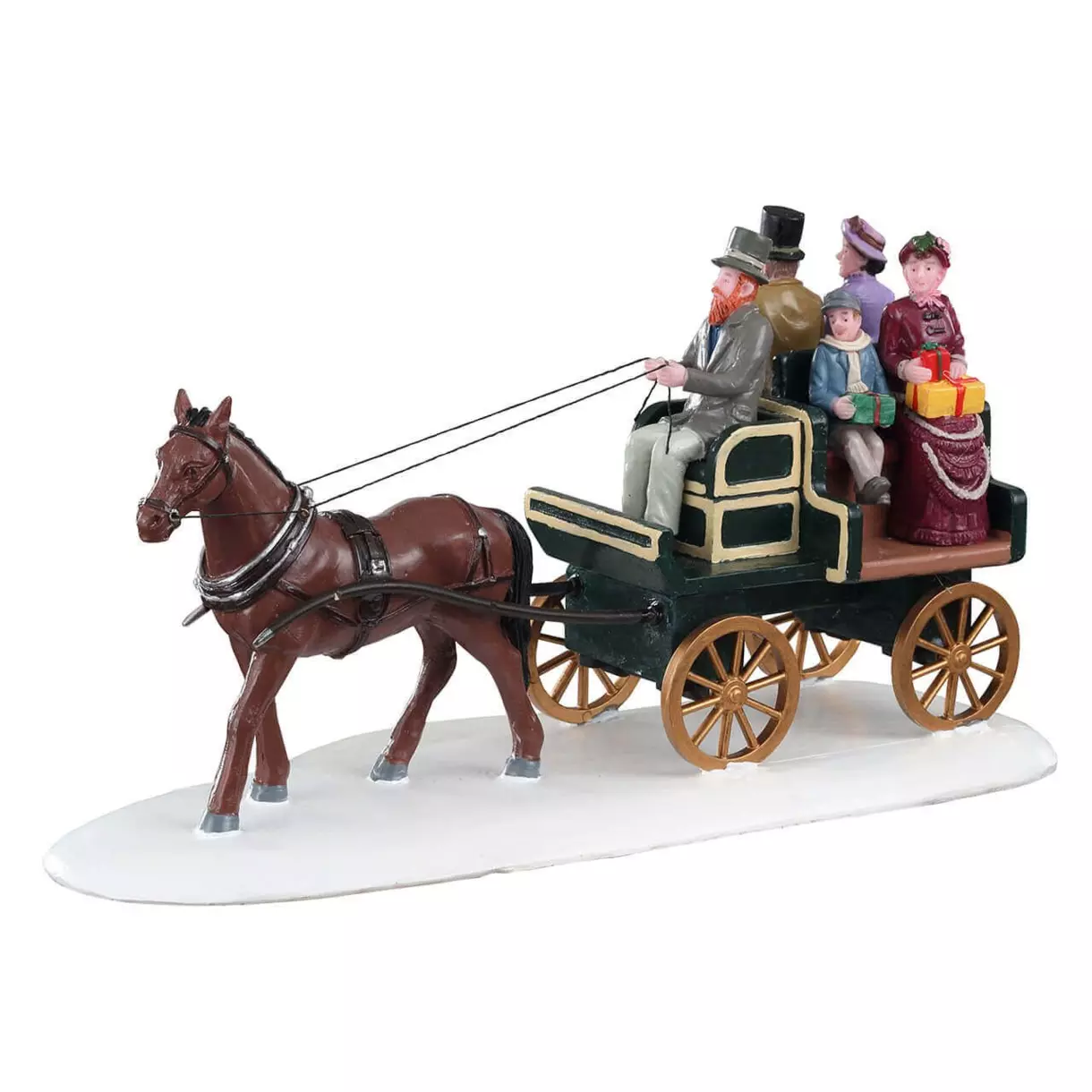 eminza Personnage Lemax Calèche