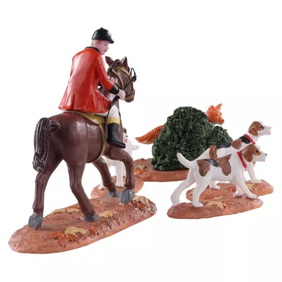 Eminza Personnages Lemax Chasse Au Renard