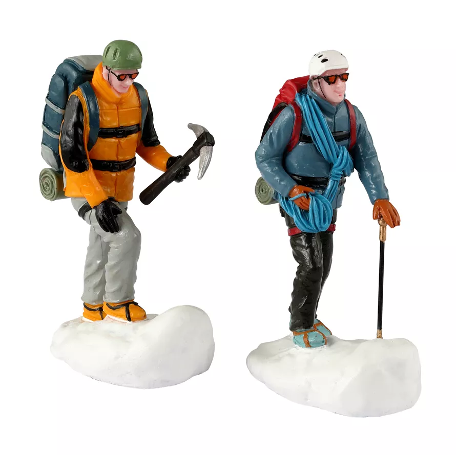 eminza Personnages Lemax Les Alpinistes