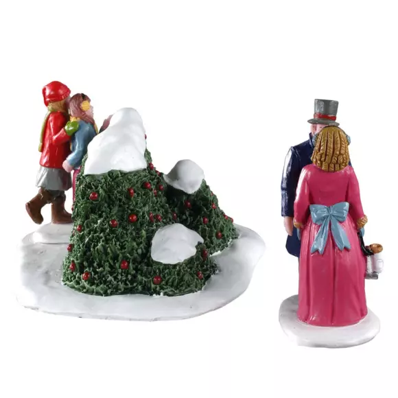 Eminza Personnages Lemax Les Patineurs Amoureux
