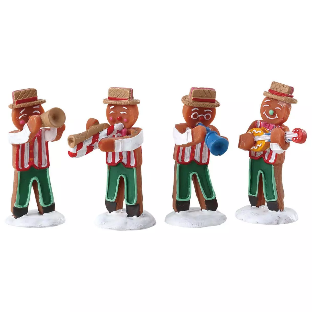 eminza Personnages Lemax Musiciens de Jazz