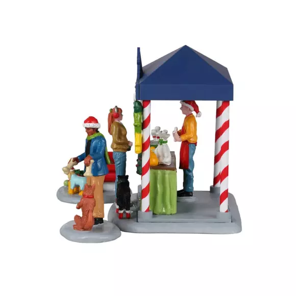 Eminza Personnages Lemax Stand Animalerie