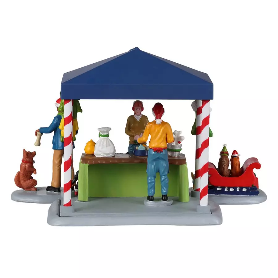 Eminza Personnages Lemax Stand Animalerie