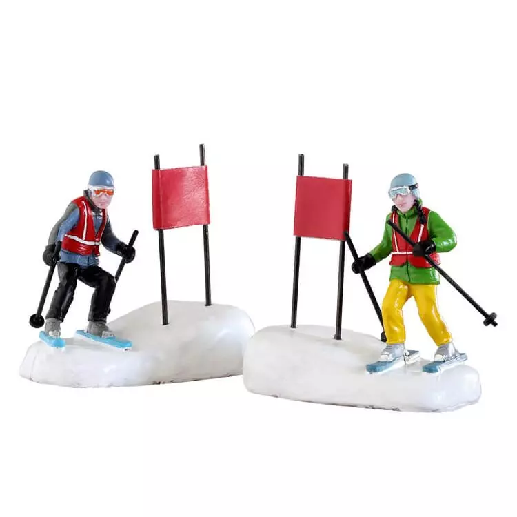 eminza Personnages Lemax Stars du slalom