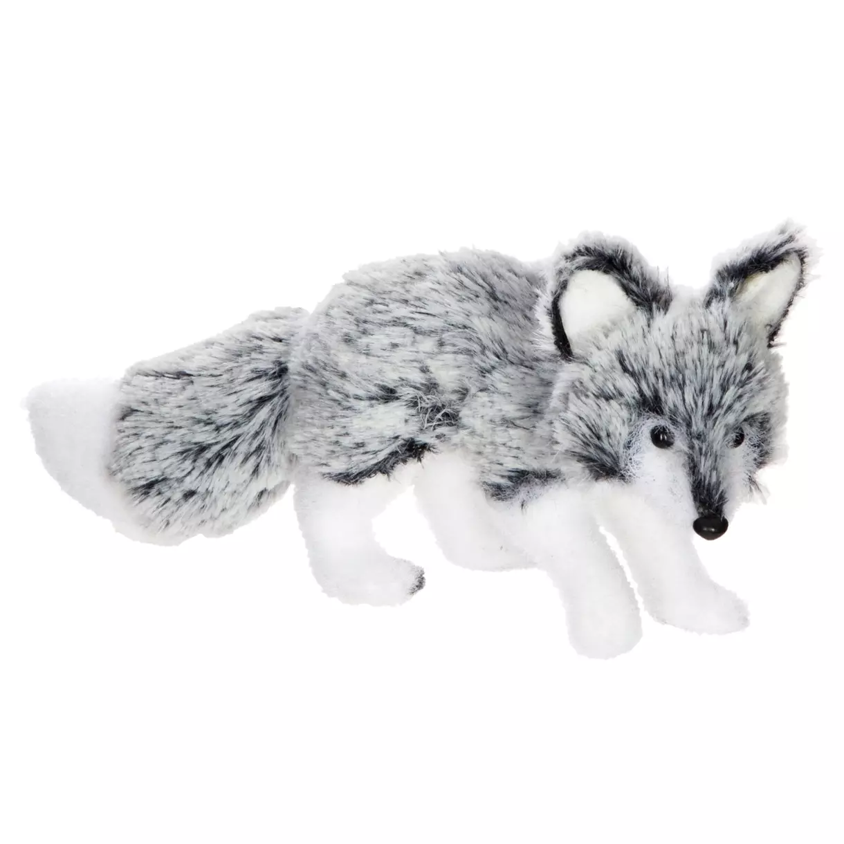 eminza Petit Renard sauvage (H10 cm) Zorro Gris