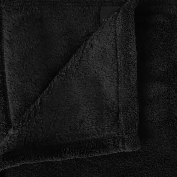 Eminza Plaid Doux (150 Cm) Tendresse Noir