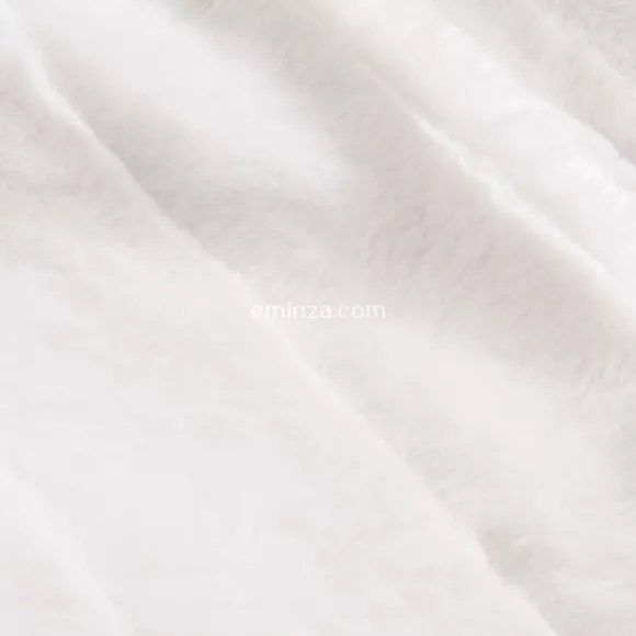 Eminza Plaid Doux (180 X 230 Cm) Manoir Blanc