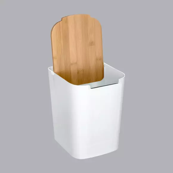 Eminza Poubelle Baltik Blanc
