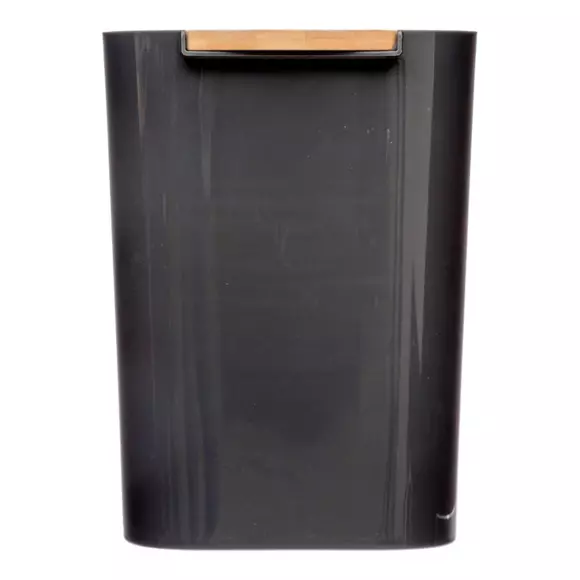 Eminza Poubelle En Bambou (H24 Cm) Baltik Noir