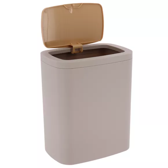 Eminza Poubelle Salle De Bain 5L Cosy Beige