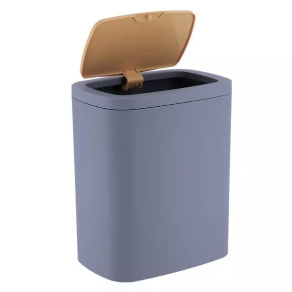 Eminza Poubelle Salle De Bain 5L Cosy Gris