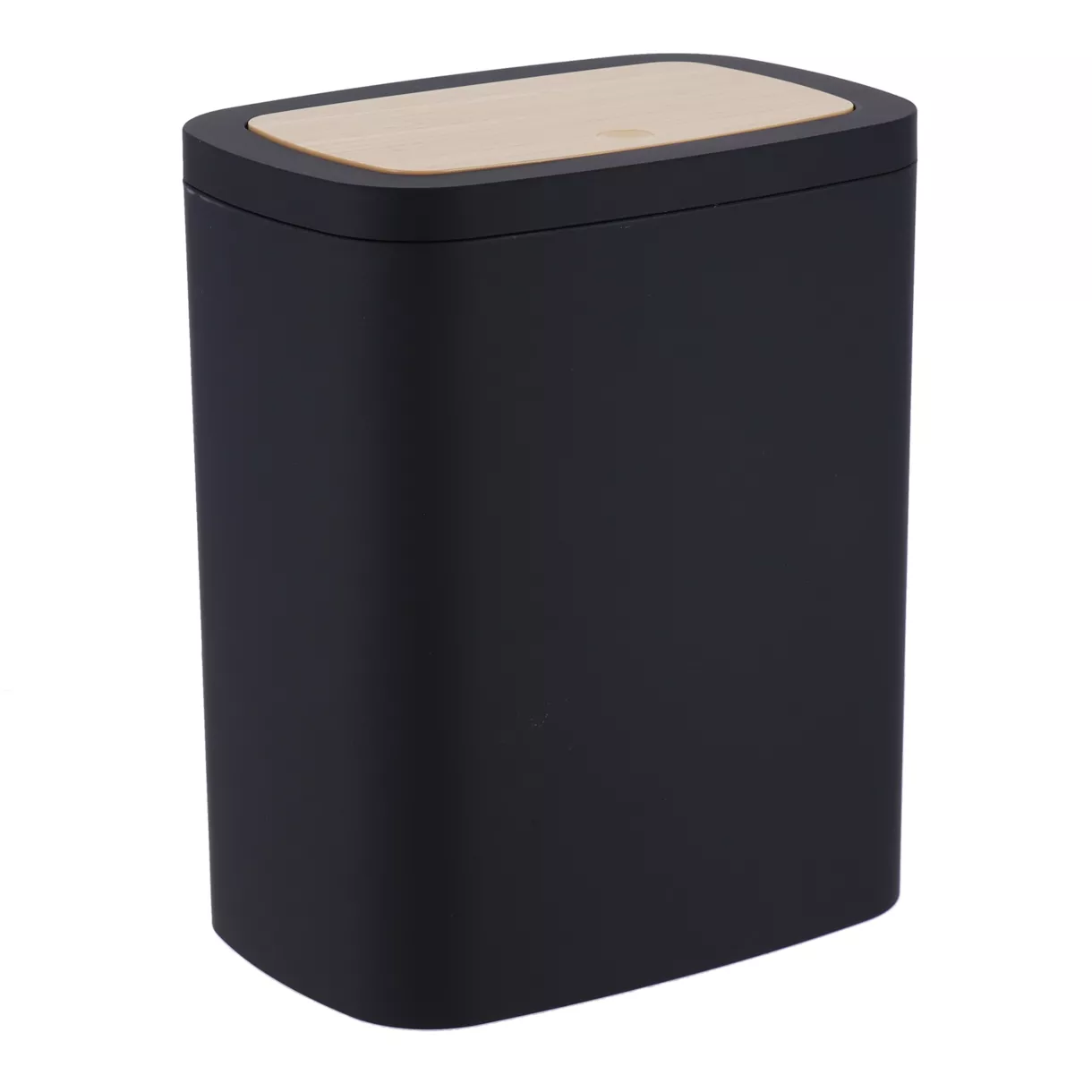 eminza Poubelle salle de bain 5L Cosy Noir