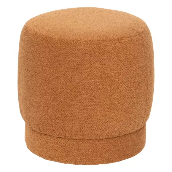 Eminza Pouf Bouclette (D39 Cm) Améa Orange