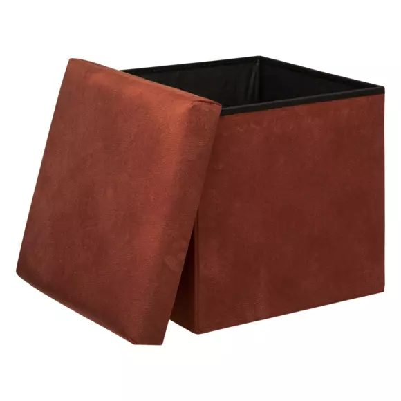 Eminza Pouf De Rangement (H38 Cm) Lilou Ambre