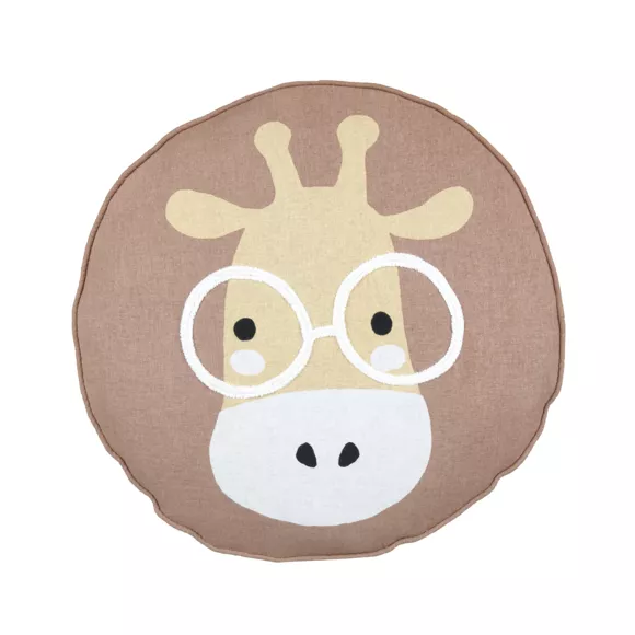 Eminza Pouf Enfant (40 X 30 Cm) Coquin Marron