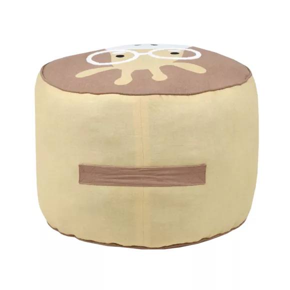 Eminza Pouf Enfant (40 X 30 Cm) Coquin Marron