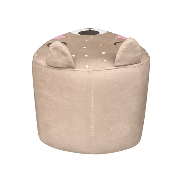Eminza Pouf Enfant (H25 Cm) Bichette Beige