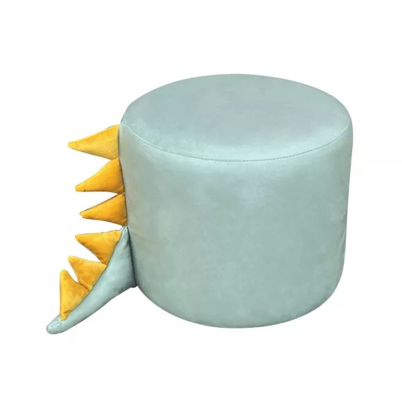 Eminza Pouf Enfant (H25 Cm) Dino Vert