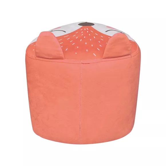 Eminza Pouf Enfant (H25 Cm) Renardeau Orange