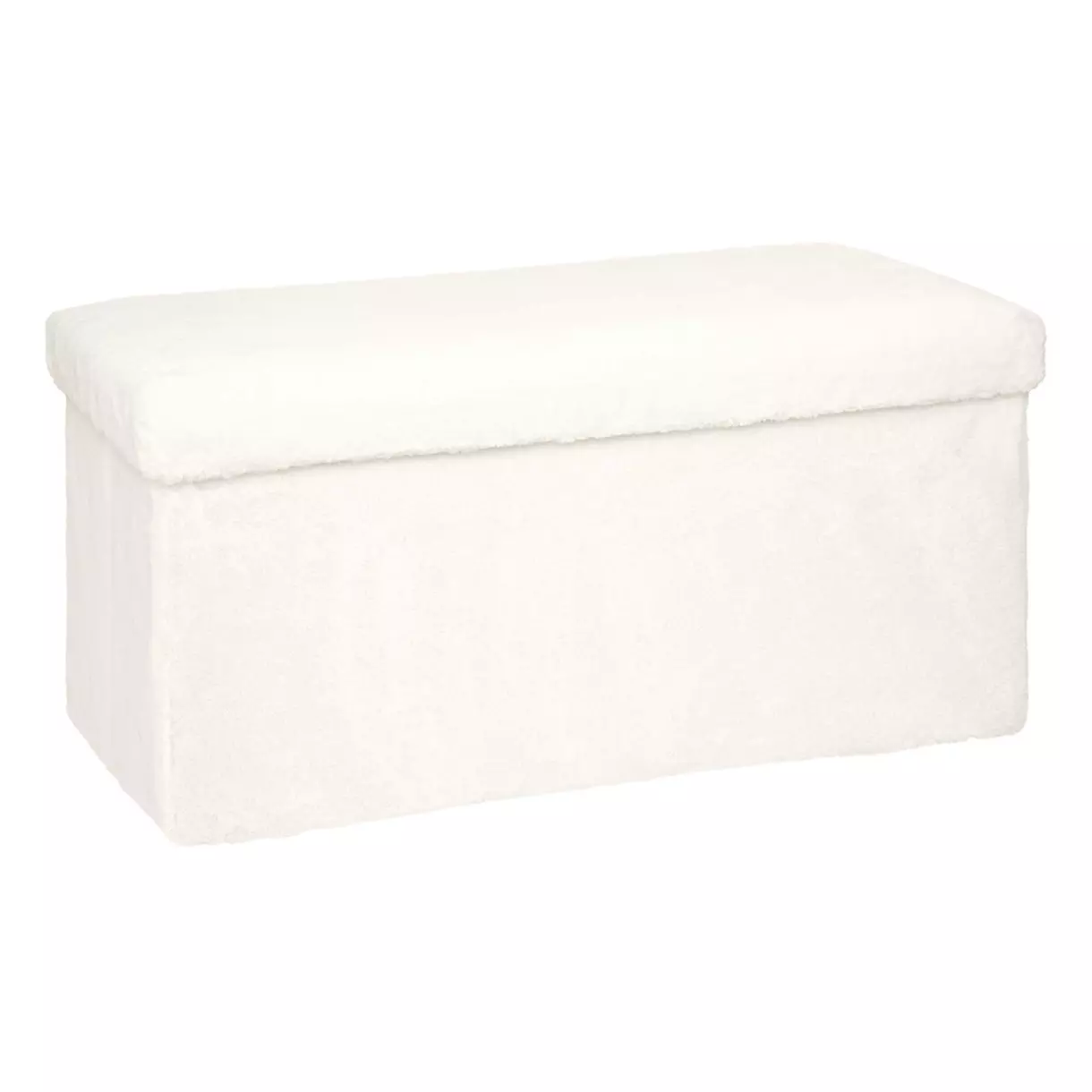 eminza Pouf pliant double Ezzio Blanc