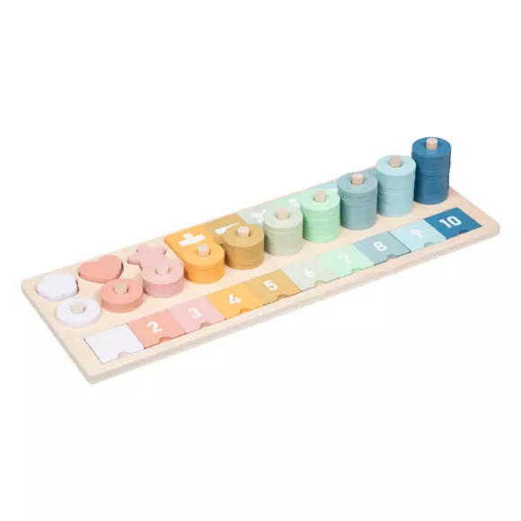 Eminza Puzzle D'apprentissage Numéros Multicolore