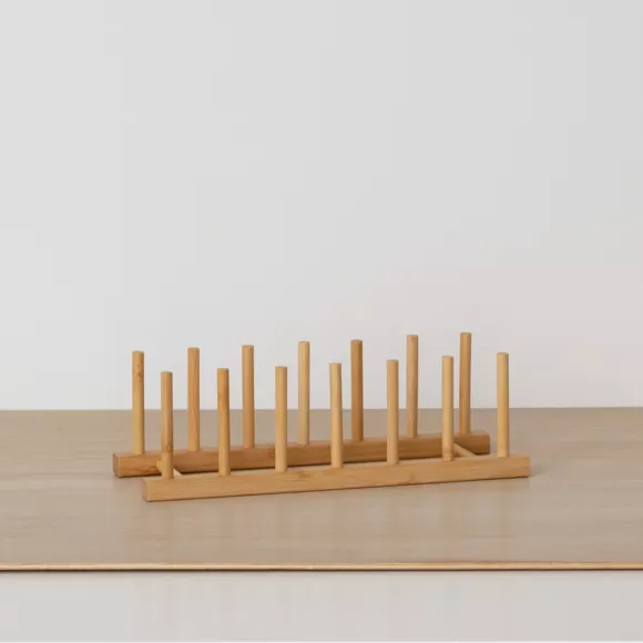 Eminza Rack Bambou 6 Assiettes (L30 Cm) Siao Naturel