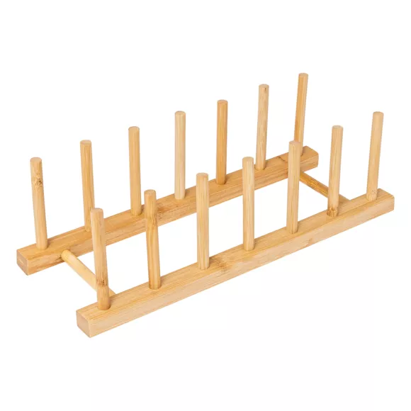 Eminza Rack Bambou 6 Assiettes (L30 Cm) Siao Naturel