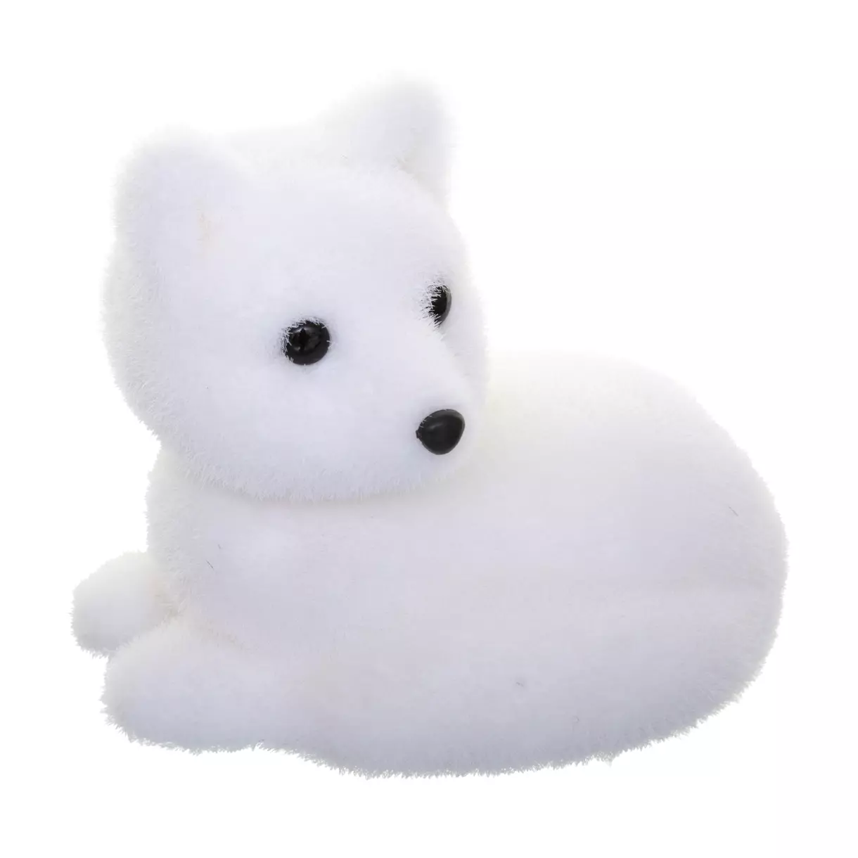 eminza Renard de Noël (H14 cm) Aiko Blanc