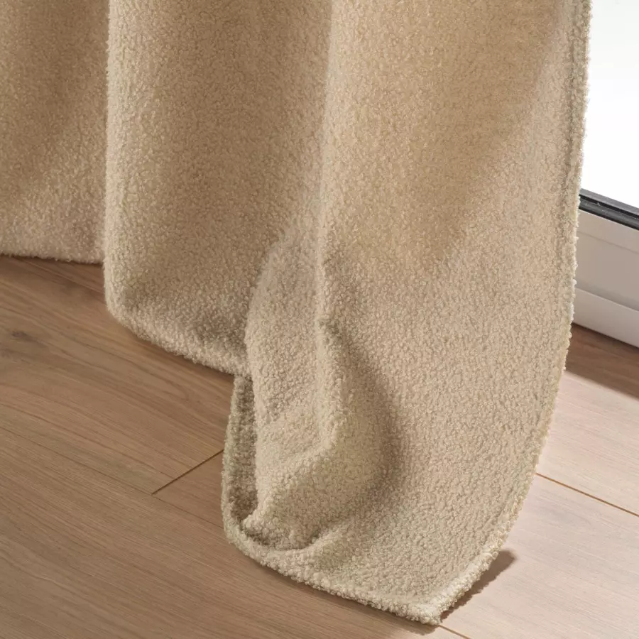Eminza Rideau Bouclette (140 X 240 Cm) Wooly Beige