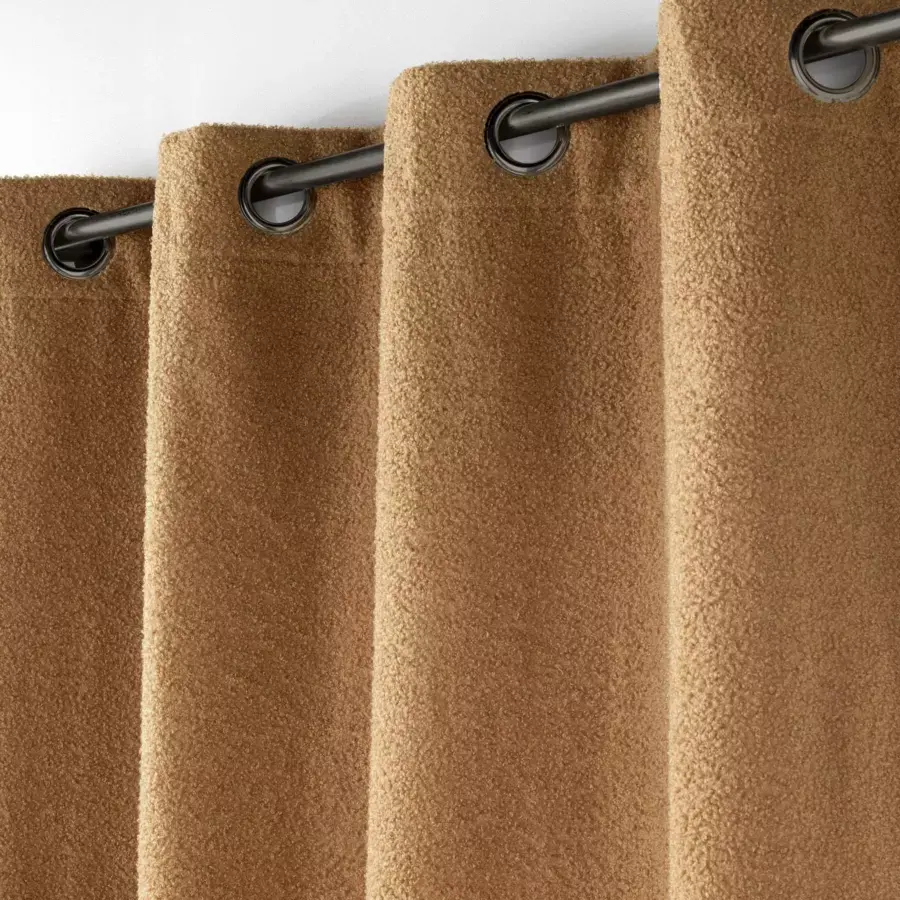 Eminza Rideau Bouclette (140 X 240 Cm) Wooly Camel