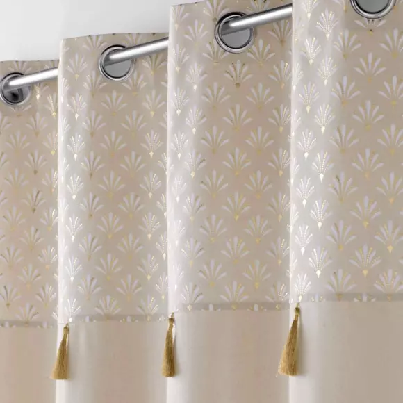 Eminza Rideau Coton (140 X 240 Cm) Rafina Beige