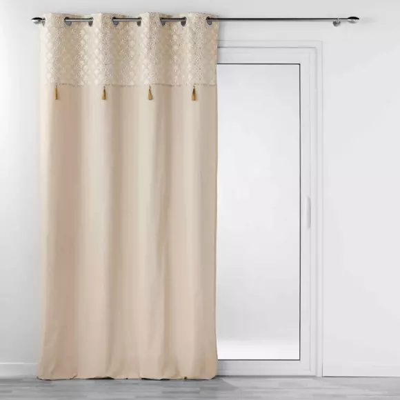 Eminza Rideau Coton (140 X 240 Cm) Rafina Beige
