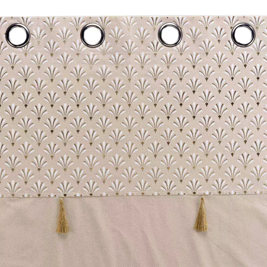 Eminza Rideau Coton (140 X 240 Cm) Rafina Beige