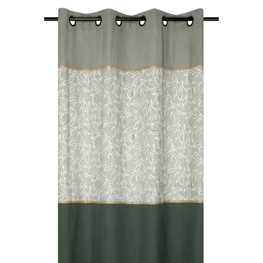 Eminza Rideau Coton (140 X 260 Cm) Manisa Vert