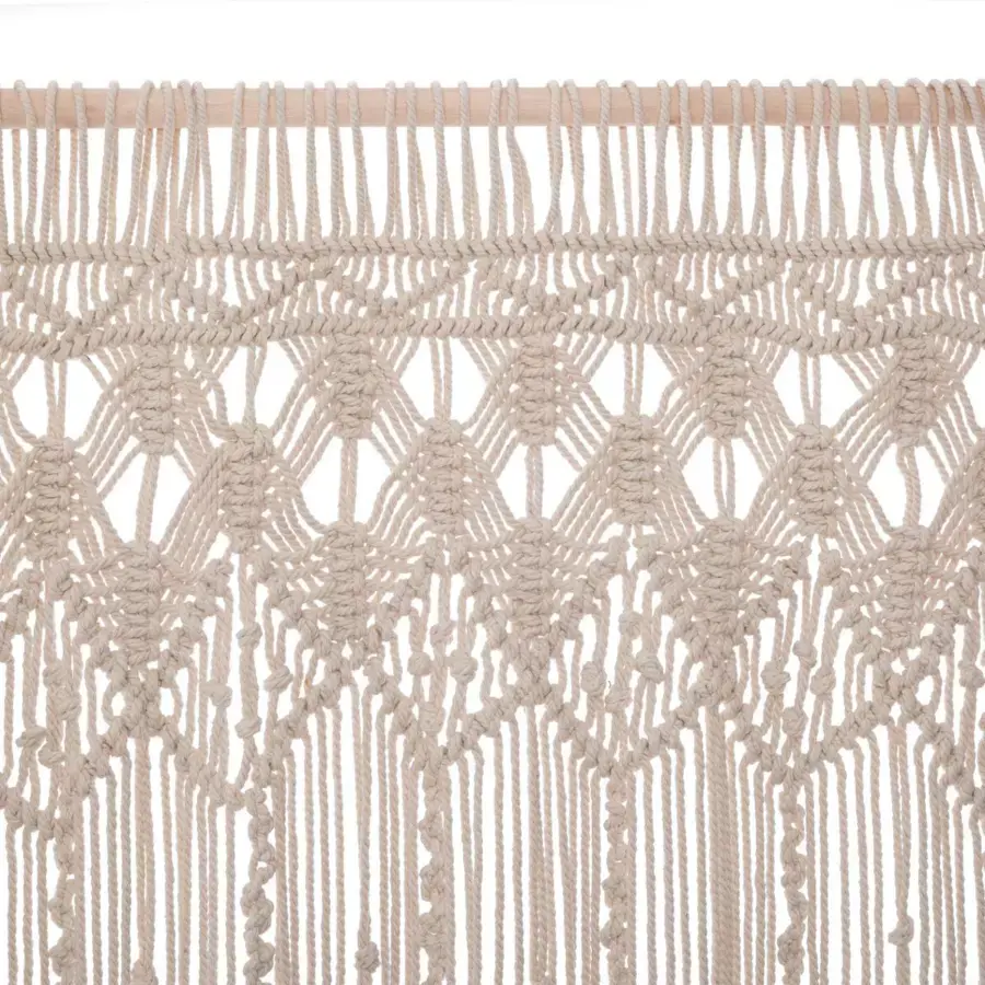 Eminza Rideau De Fil (90 X 200 Cm) Macram Beige