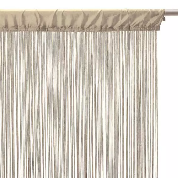 Eminza Rideau De Fil (90 X H200 Cm) Uni Lin
