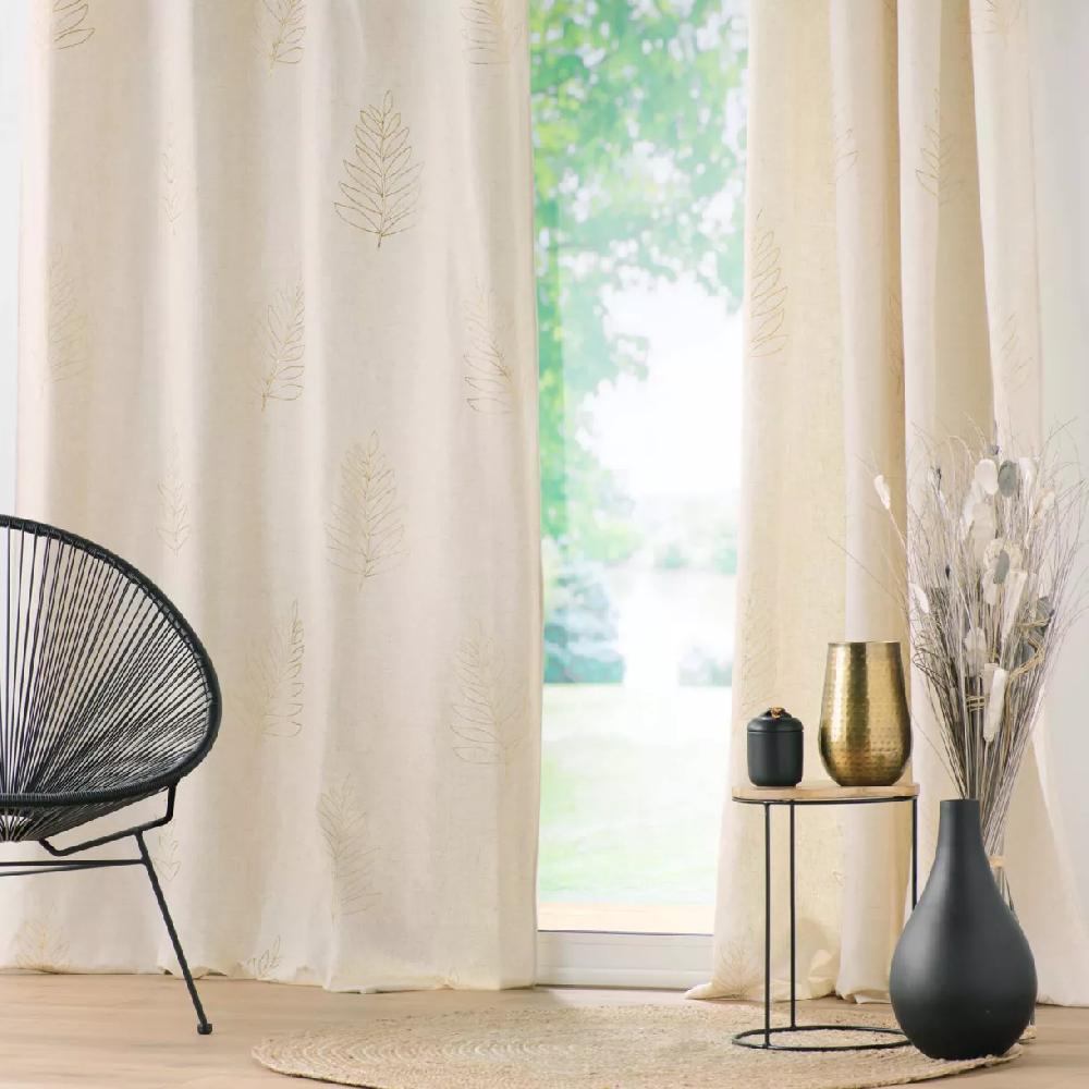 eminza Rideau lin (140 x 240 cm) Venus Beige