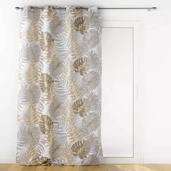 Eminza Rideau Oeillets (140 X 260 Cm) Mogador Beige