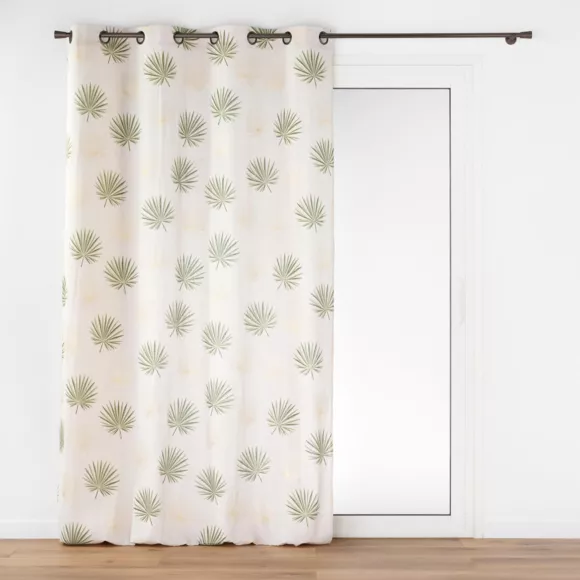 Eminza Rideau Polycoton (140 X 240 Cm) Lotus Vert