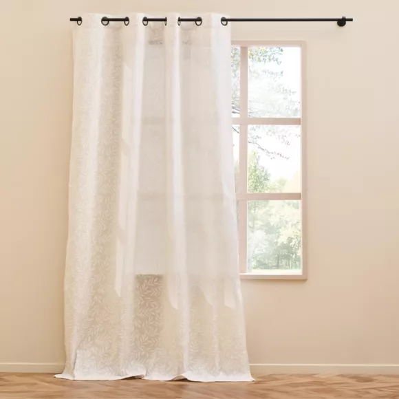 Eminza Rideau Polycoton (140 X 240 Cm) Naya Beige