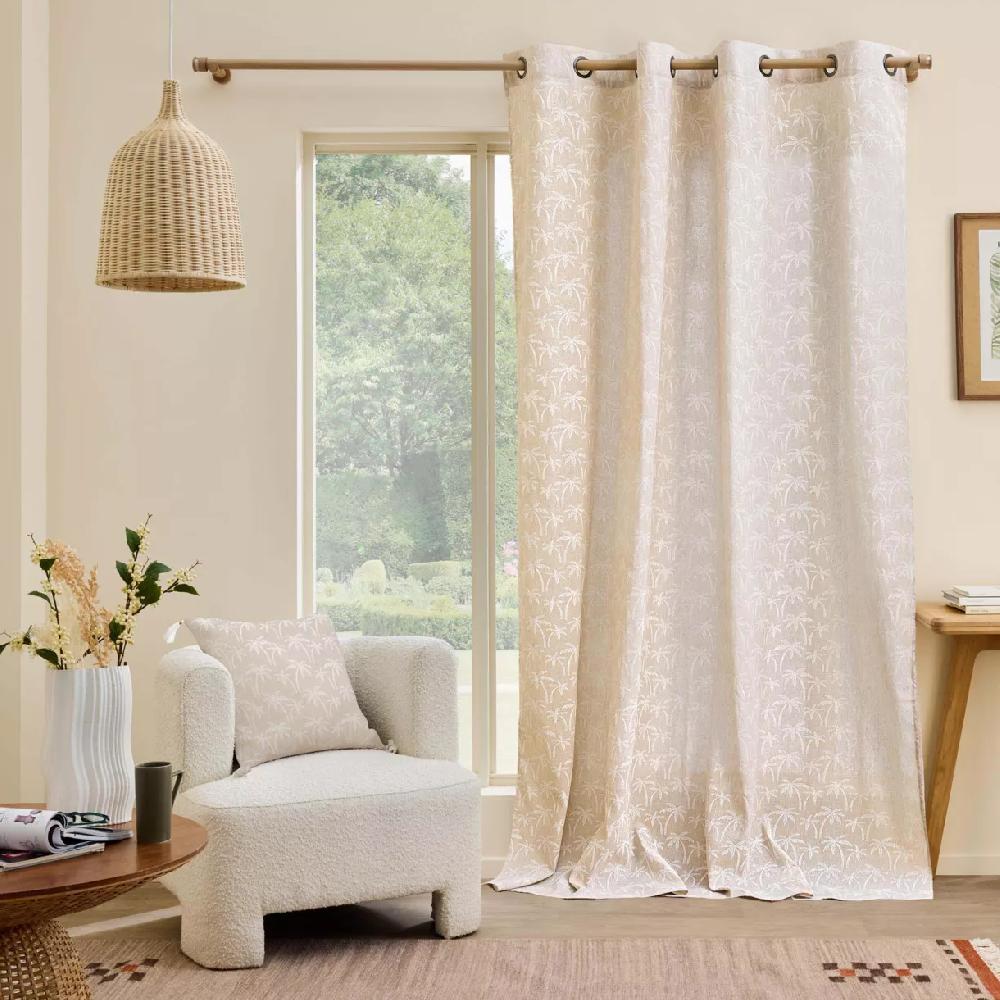 eminza Rideau polycoton (140 x 240 cm) Saharis Beige