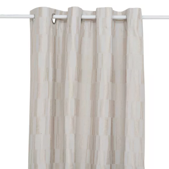 Eminza Rideau Tissé (140 X 260 Cm) Leyna Beige