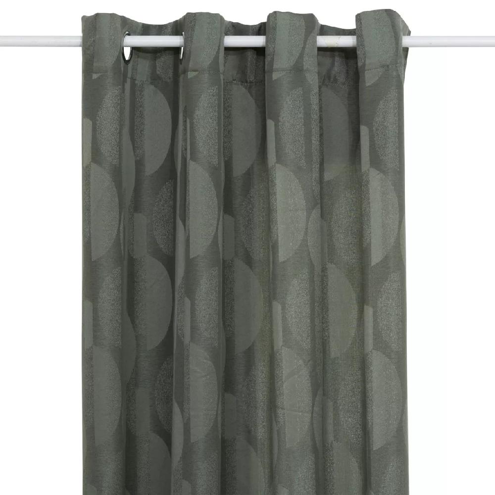 eminza Rideau tissé (140 x 260 cm) Wimbi Vert kaki