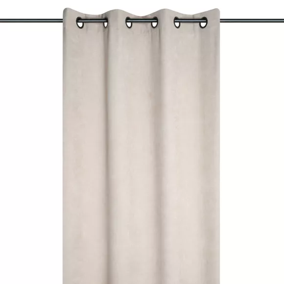 Eminza Rideau Velours (140 X 260 Cm) Dandy Beige